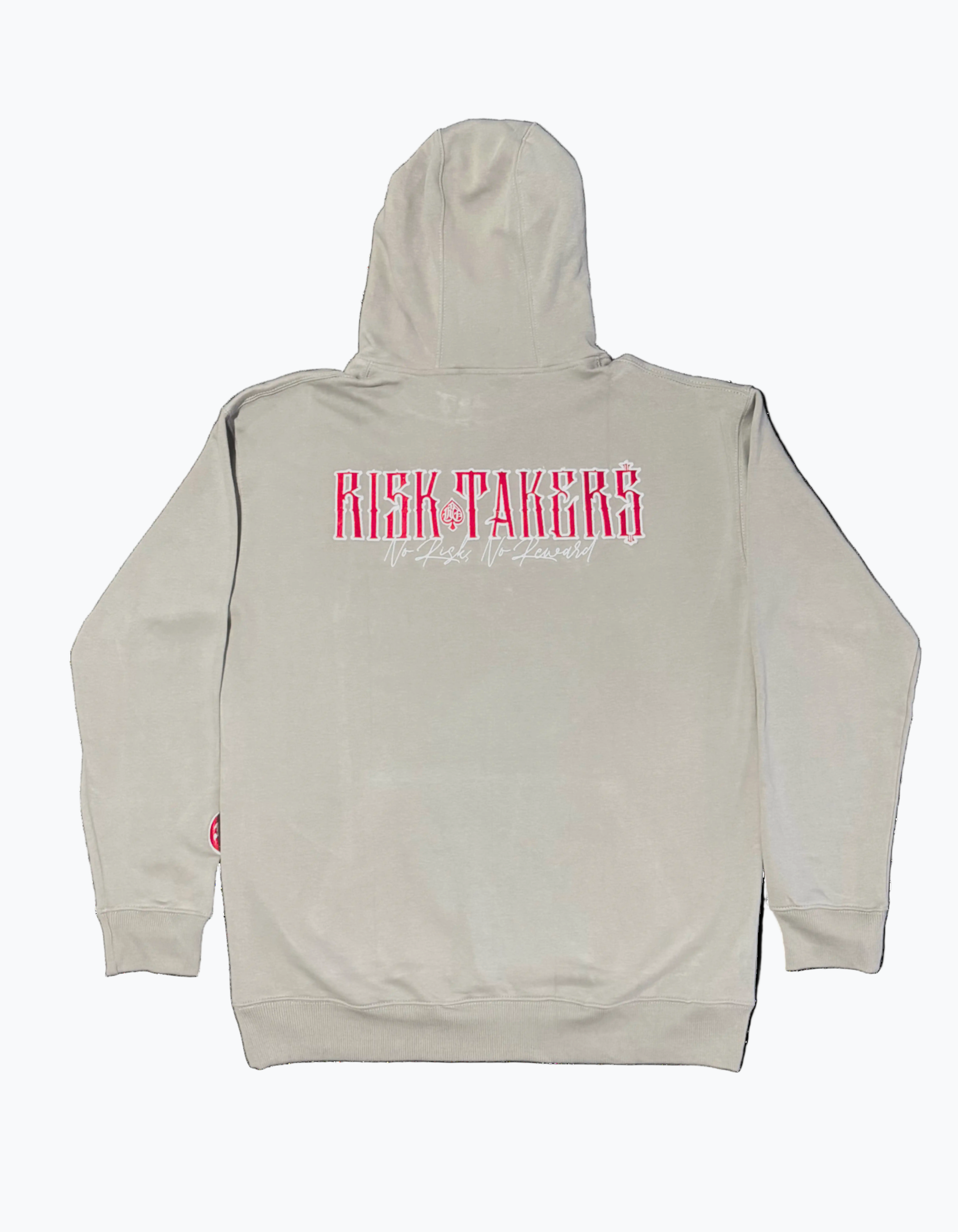 Grey/Red Spade Syndicate Hoodie