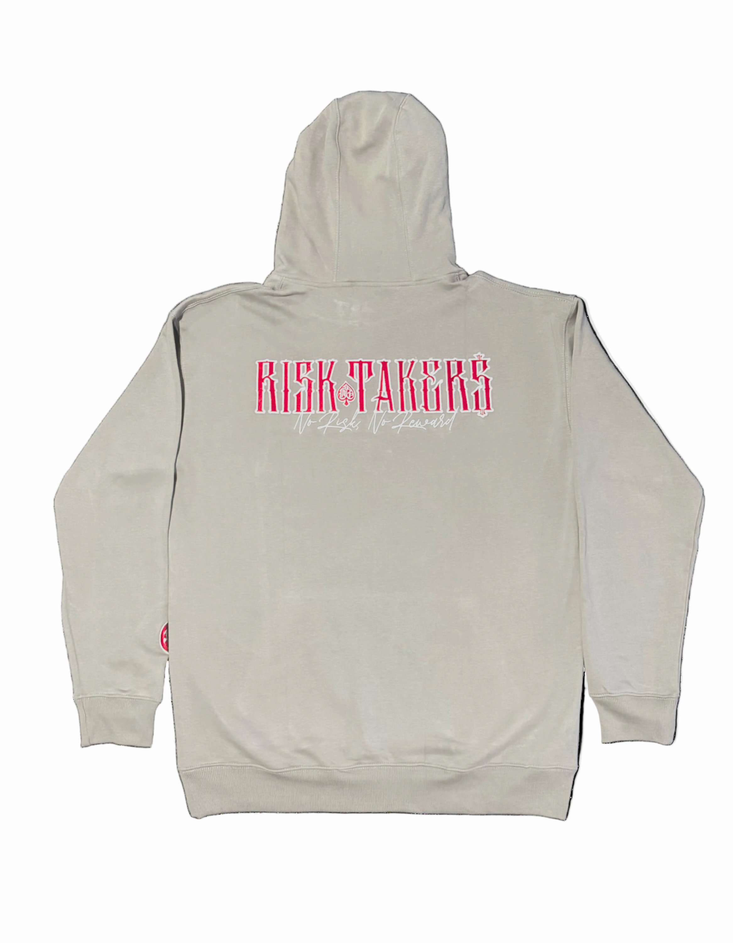 Grey/Red Spade Syndicate Hoodie