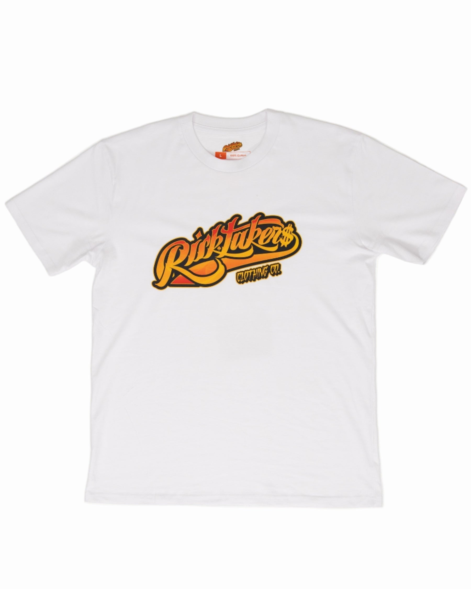 Fire/White OG Spade Tee