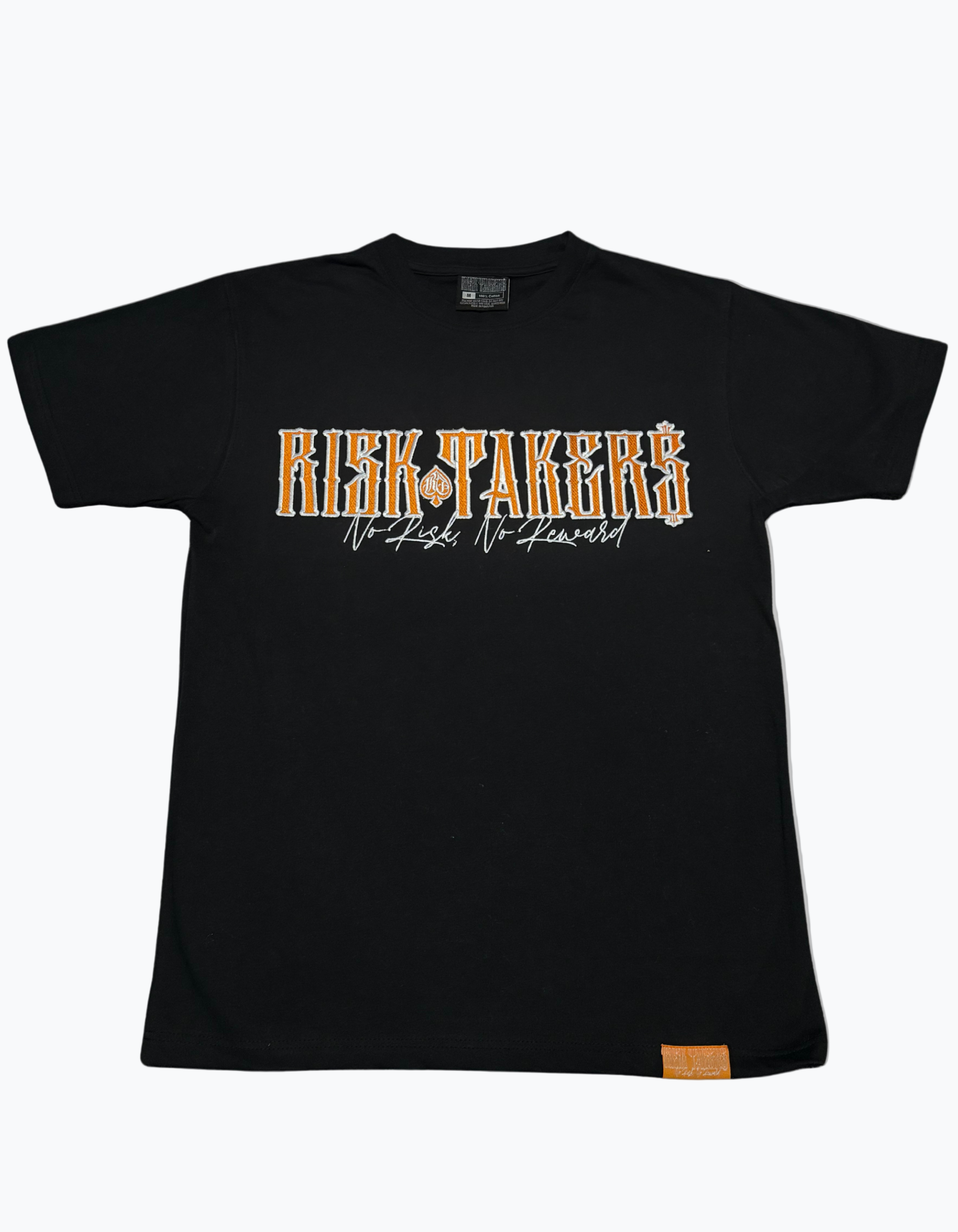 Black/Orange Spade Syndicate Tee