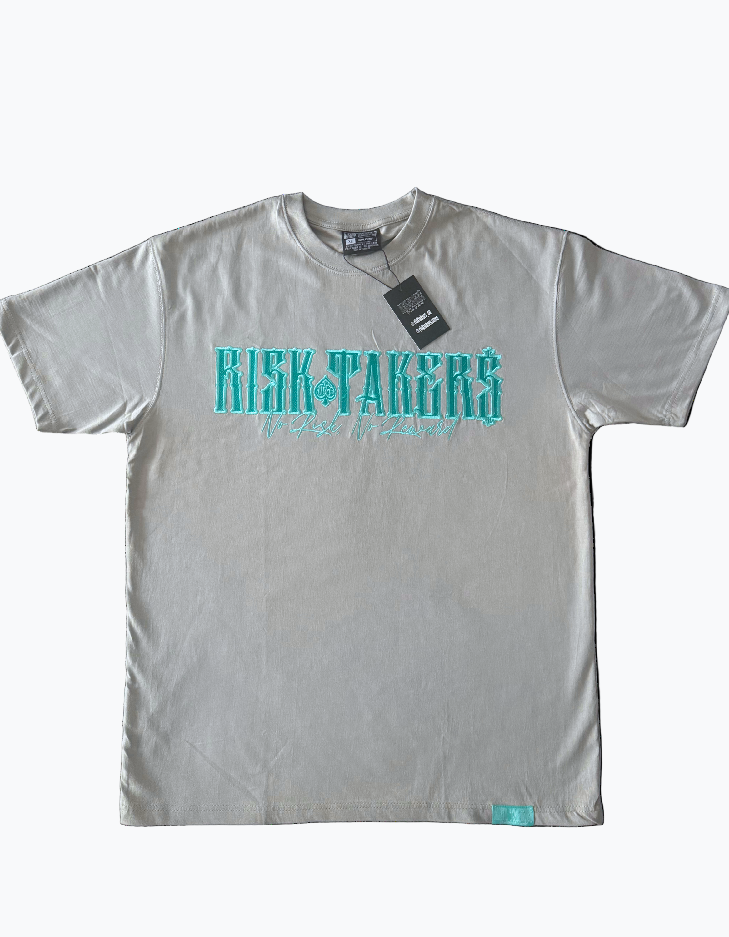 Grey/Teal Spade Syndicate Tee