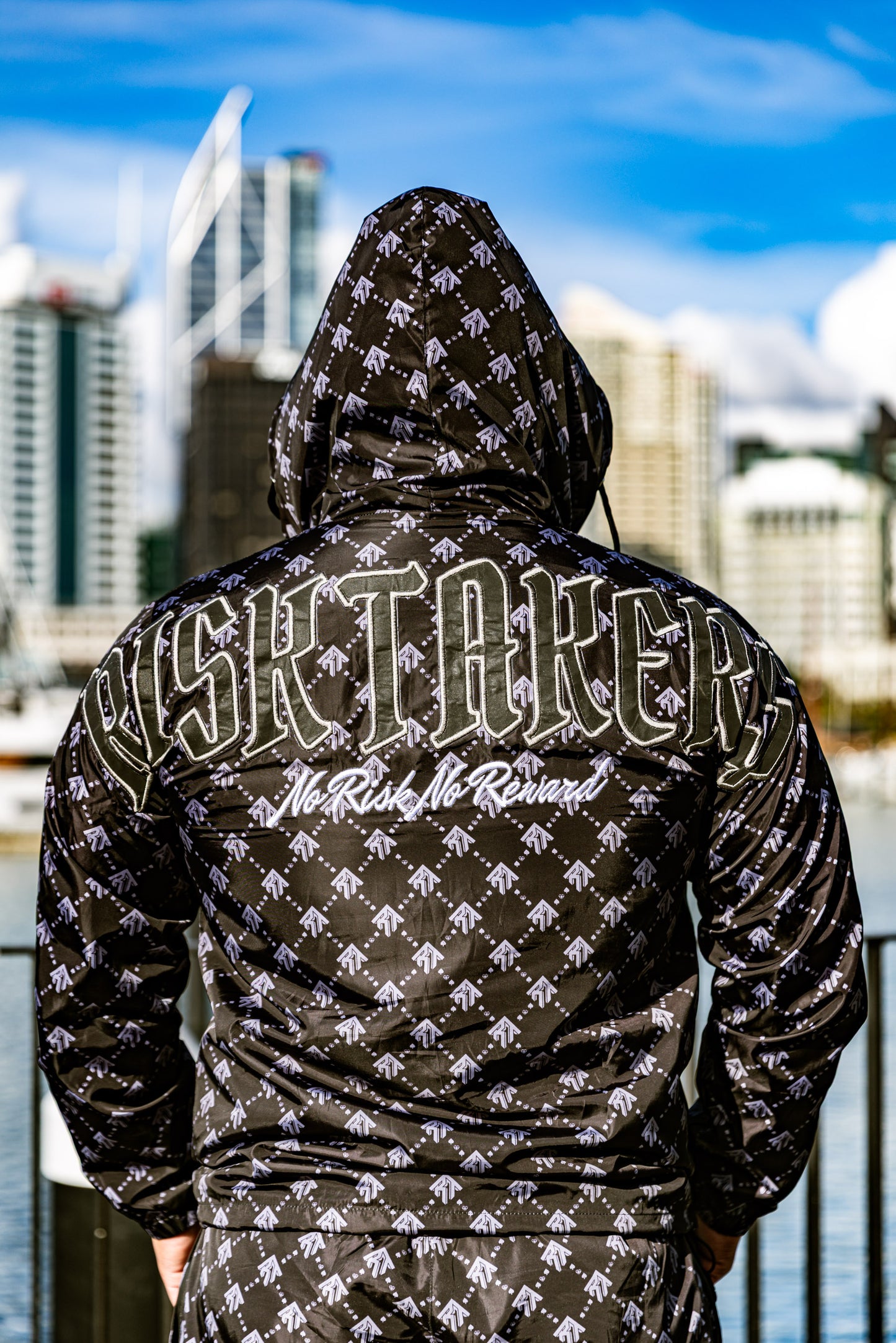 Black/Grey Pursuit Windbreaker Jacket