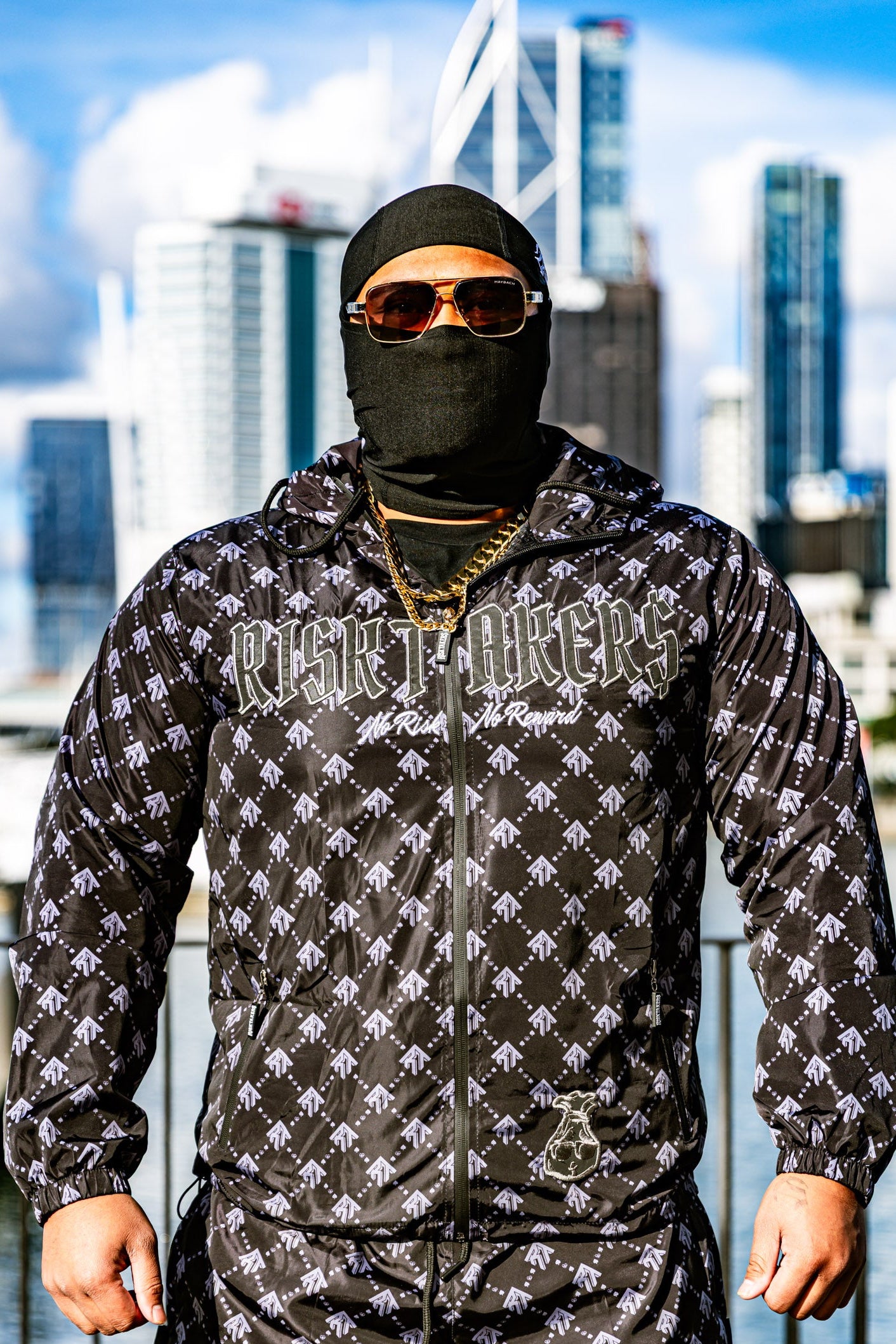 Black/Grey Pursuit Windbreaker Jacket
