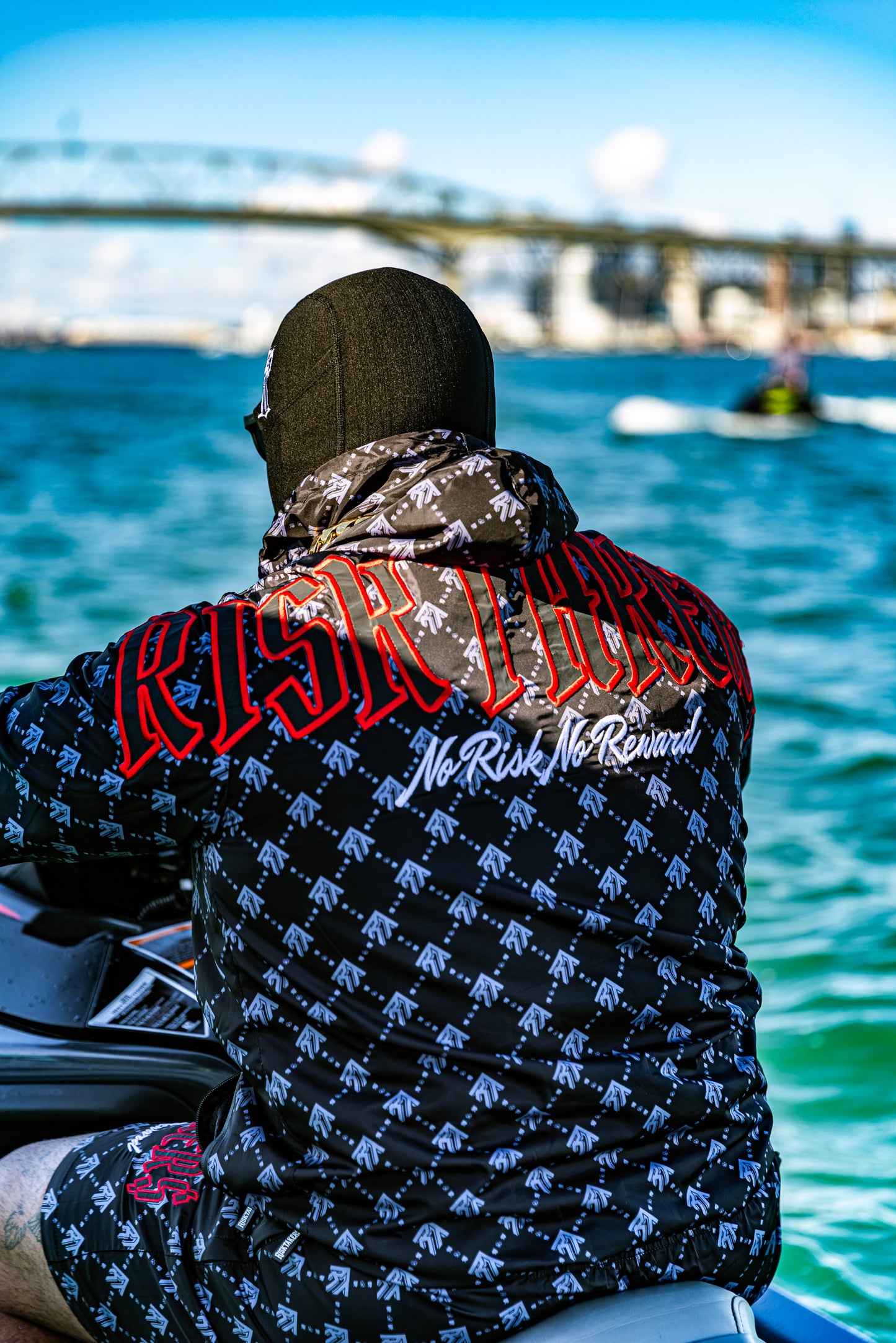 Black/Red Pursuit Windbreaker Jacket