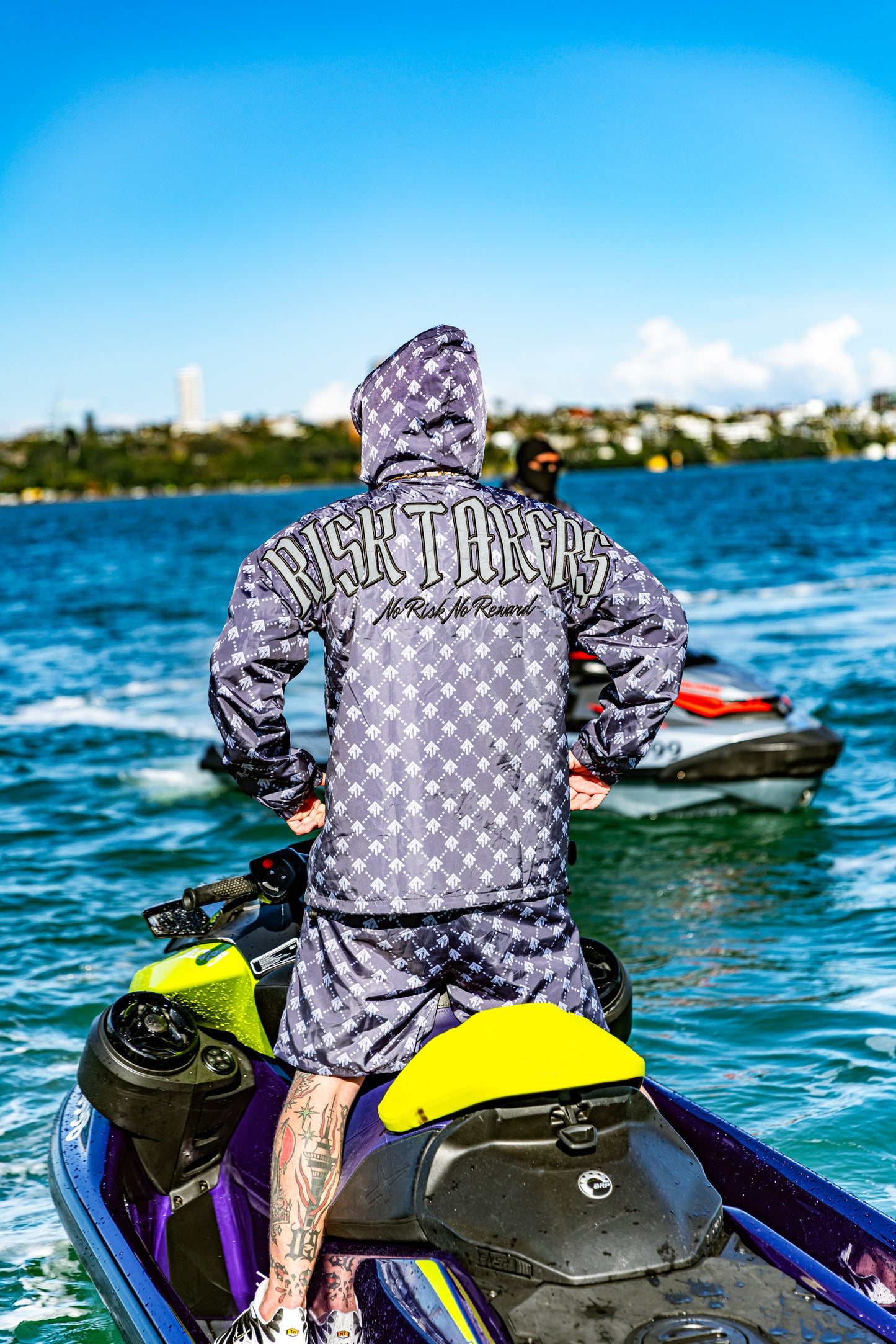 Grey/Black Pursuit Windbreaker Jacket