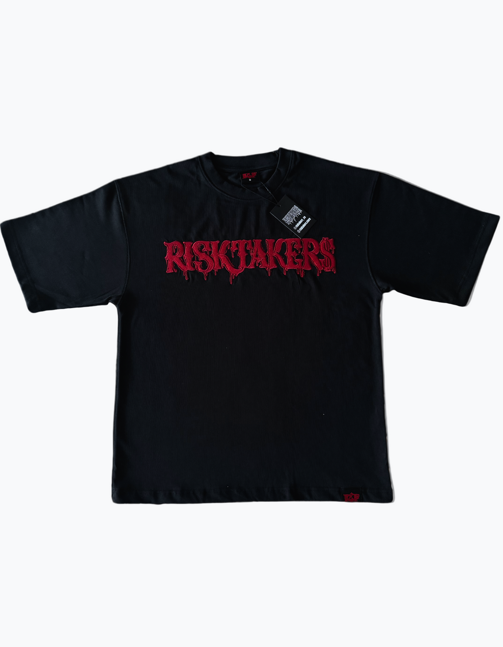 Red/Black Drop Shoulder Tee