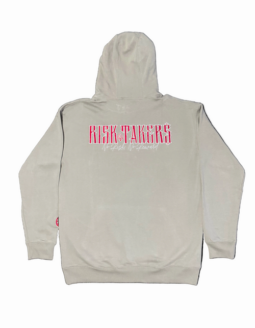 Grey/Red Spade Syndicate Hoodie
