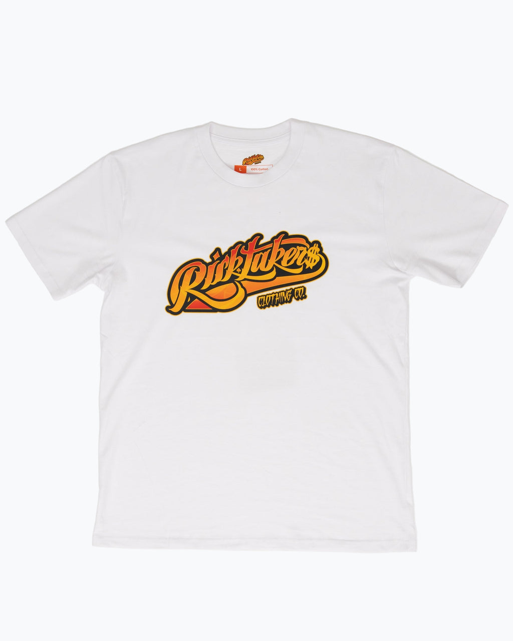 Fire/White OG Spade Tee