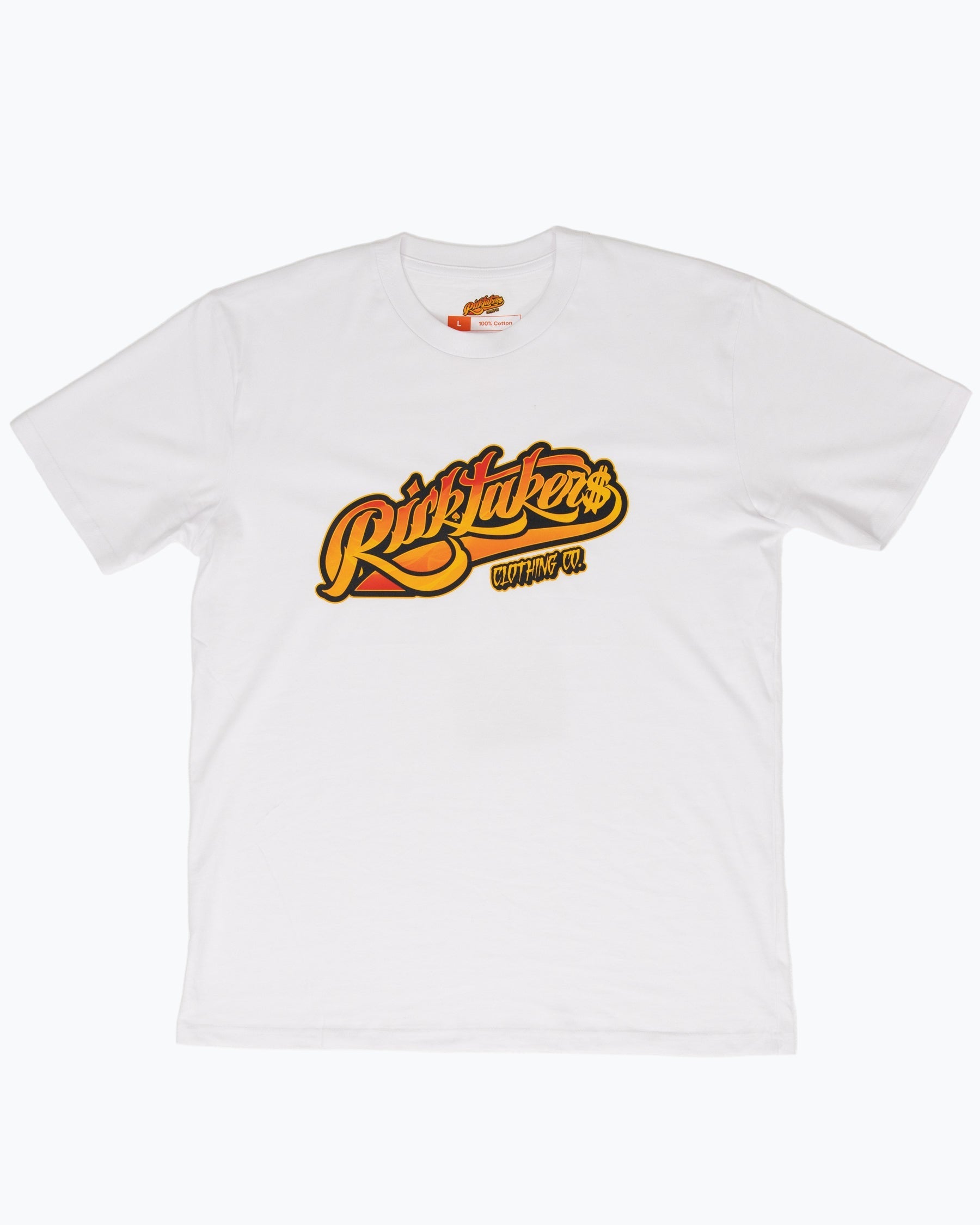 Fire/White OG Spade Tee