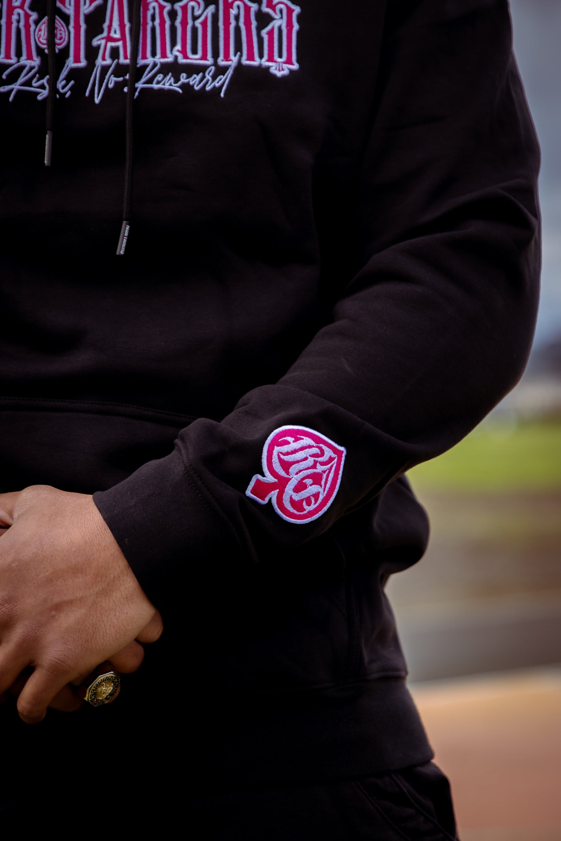 Pink/Black Spade Syndicate Hoodie
