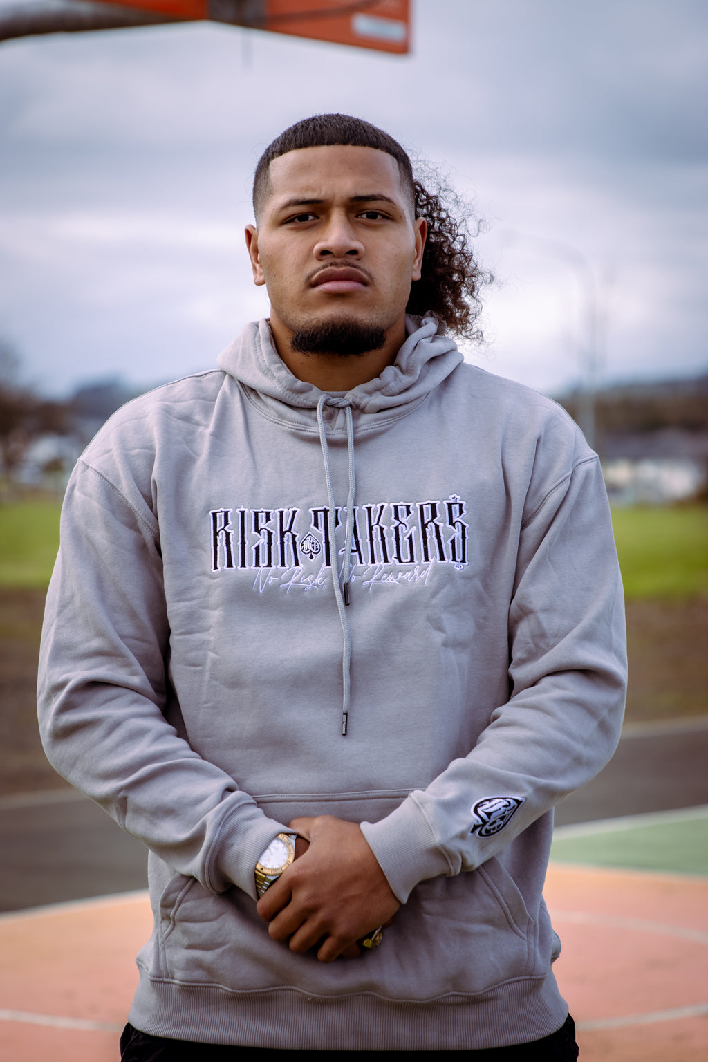 Grey/Black Spade Syndicate Hoodie