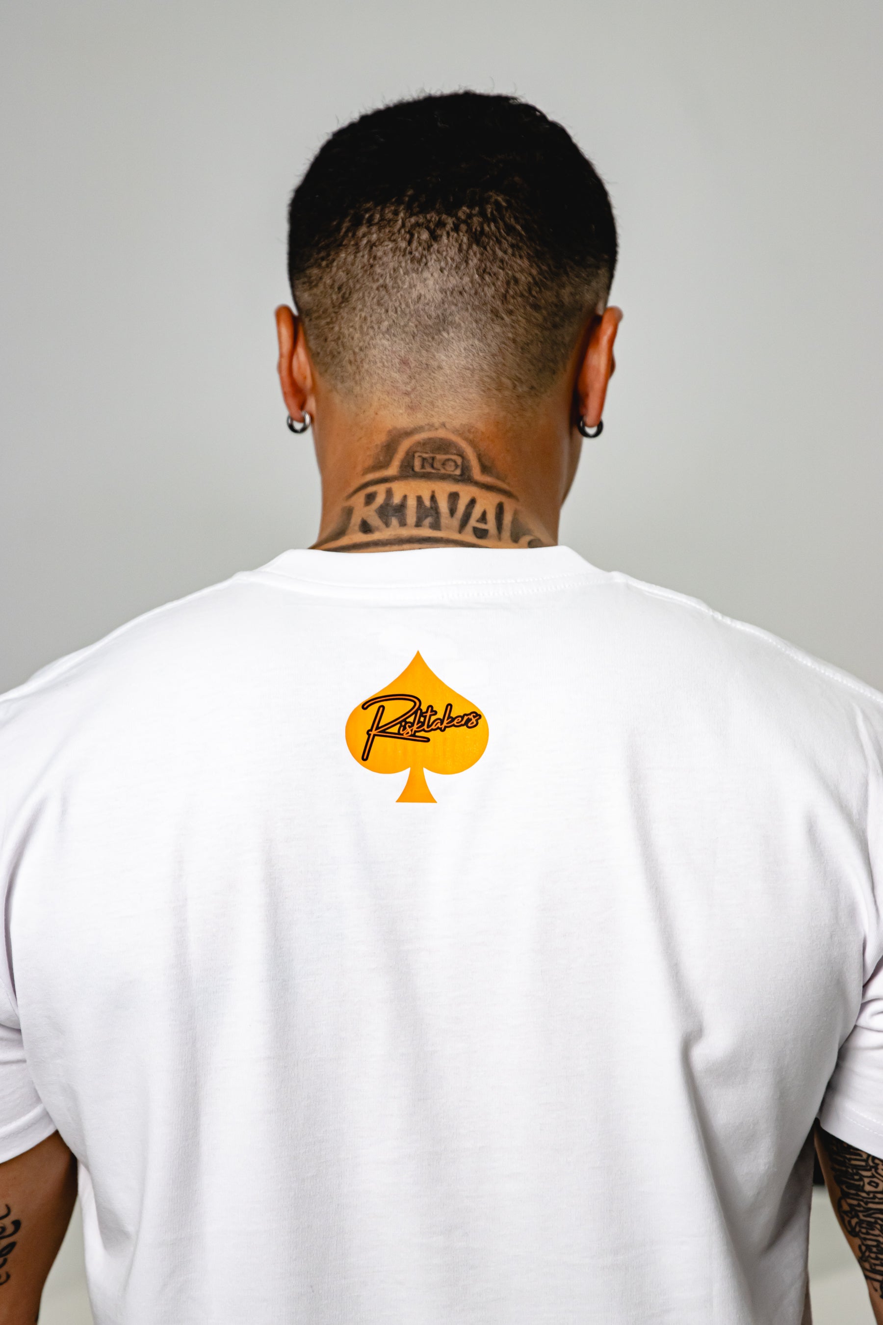 Fire/White OG Spade Tee