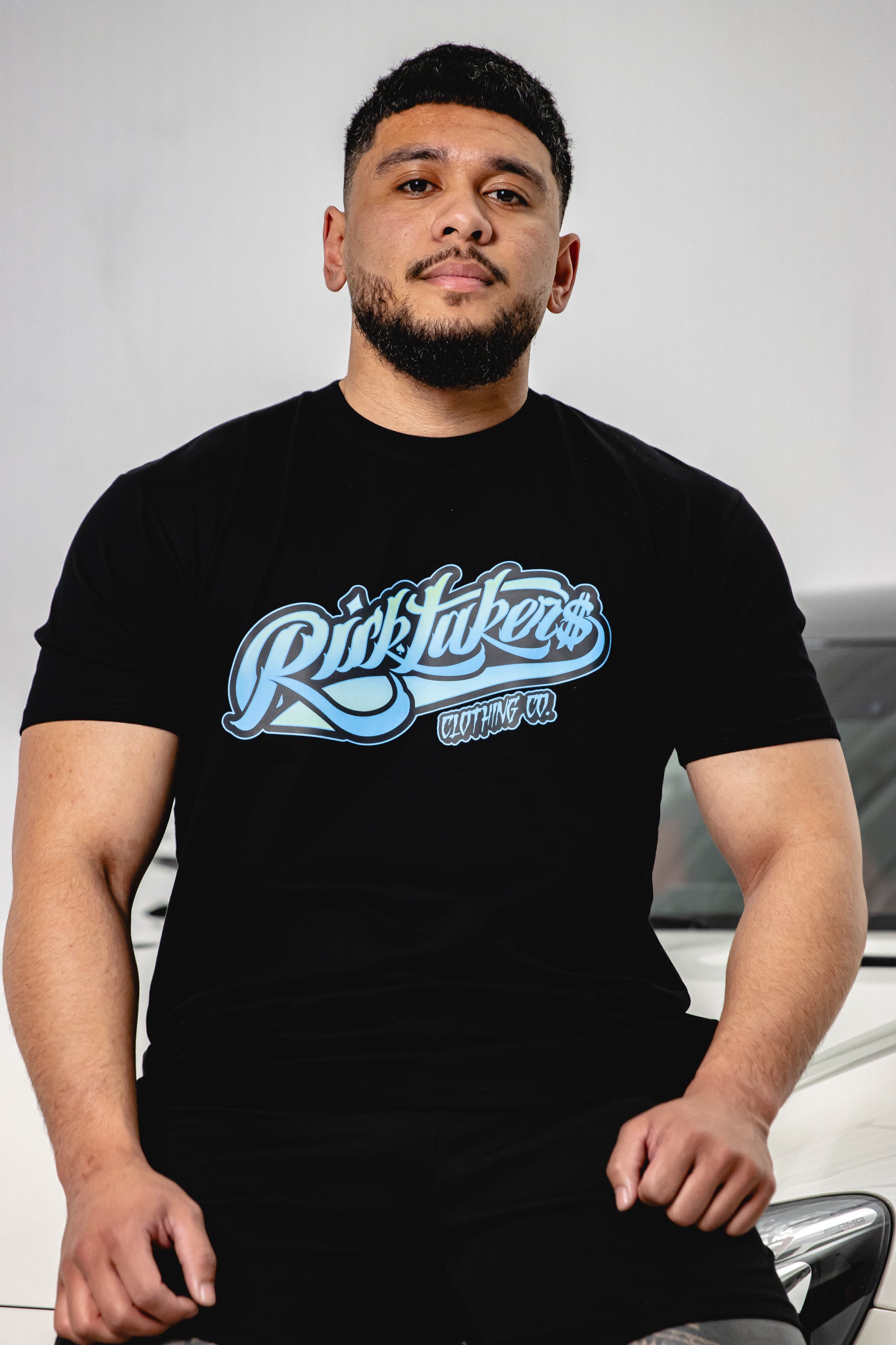 Aqua/Black OG Spade Tee