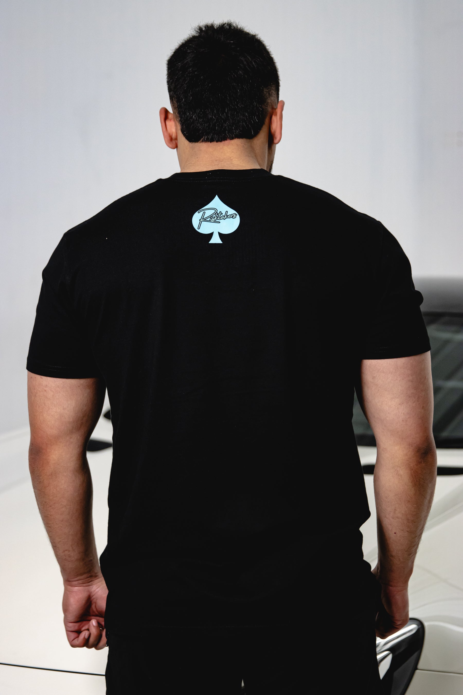 Aqua/Black OG Spade Tee