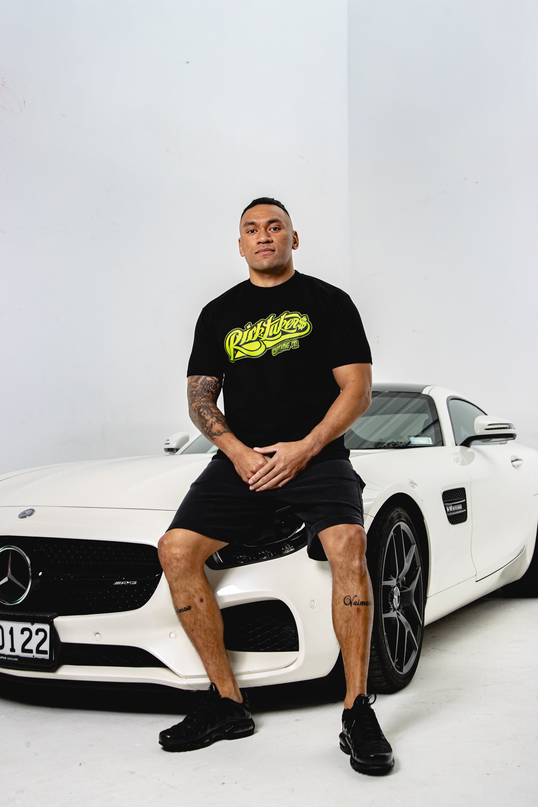 Lime/Black OG Spade Tee