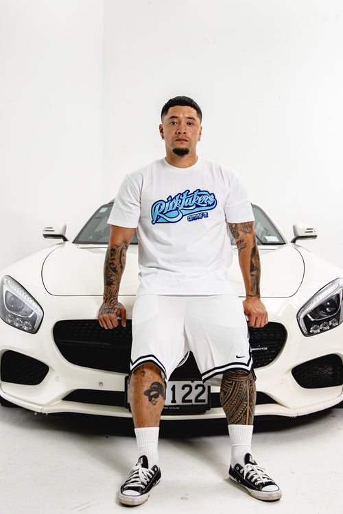 Blue/White OG Spade Tee